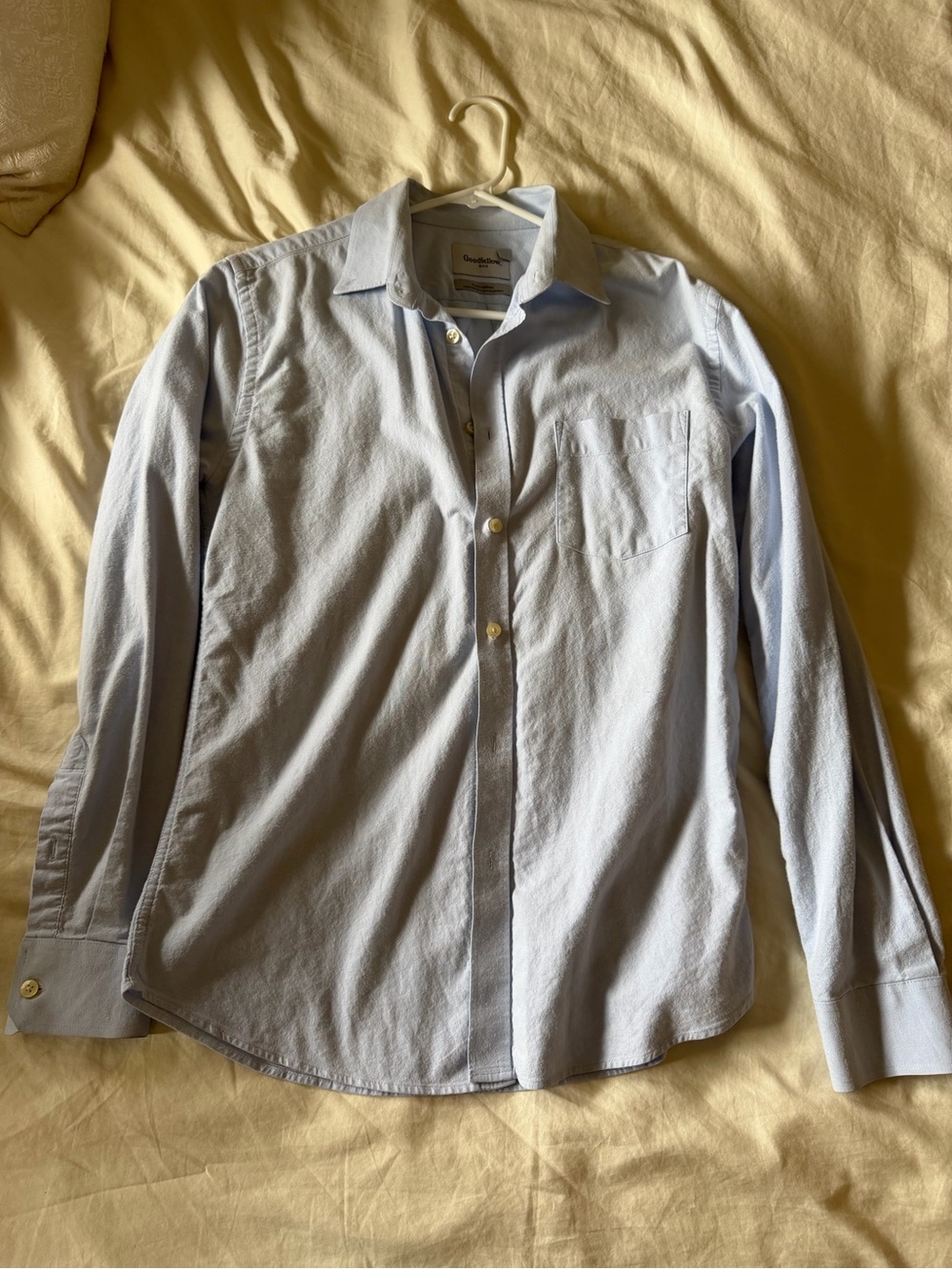 Powder Blue Button Up Shirt Size M